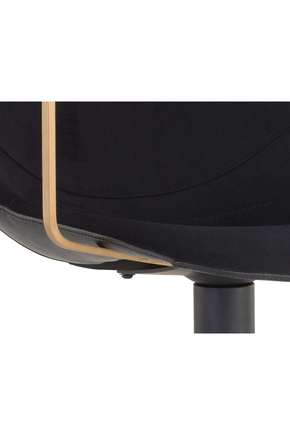   Modern European furniture - Black Leather Swivel Dining Chair - www.oroa.com | Oroa.com