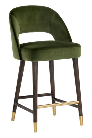   Modern European furniture - Green Cutout-Back Counter Stool - www.oroa.com | Oroa.com