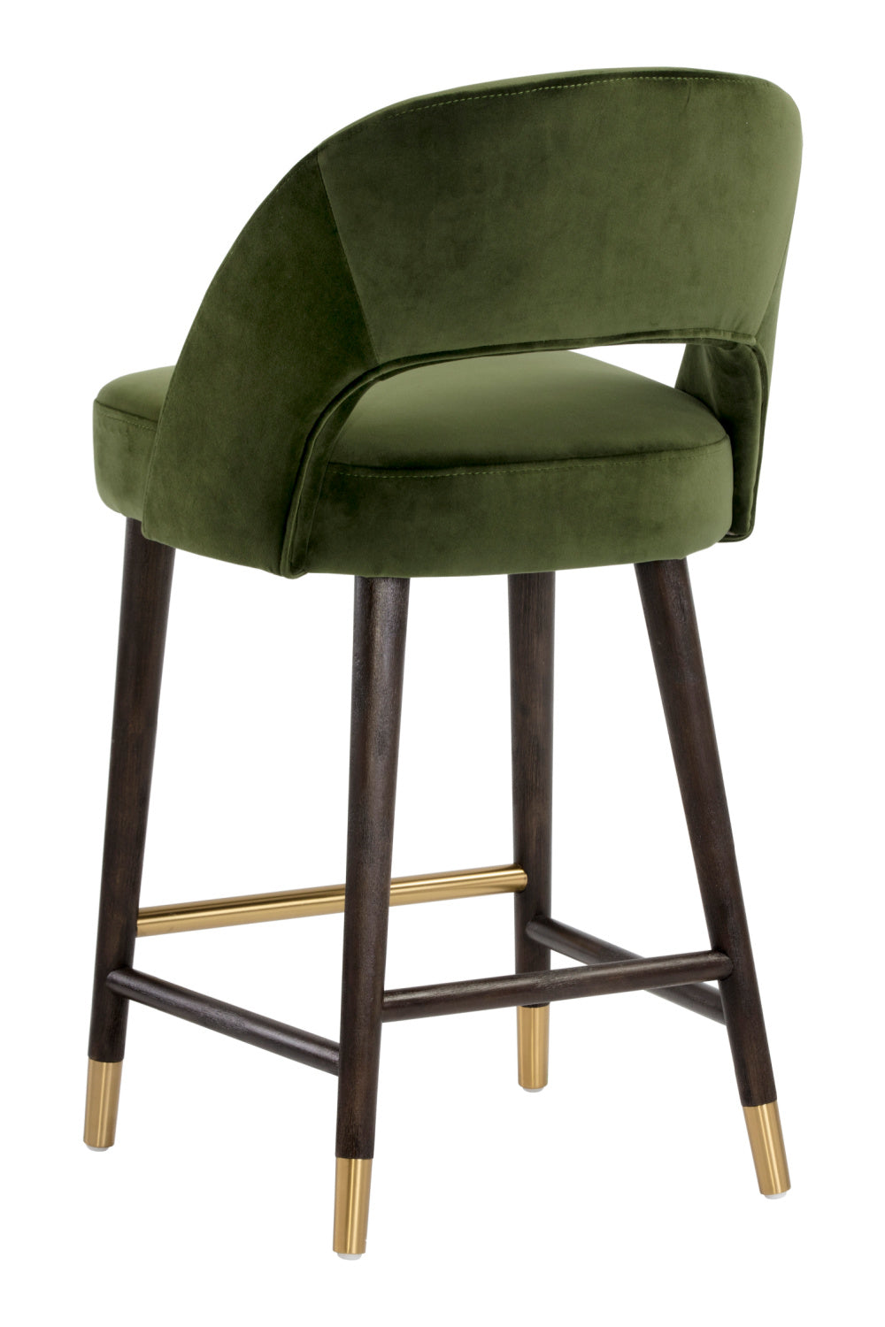   Modern European furniture - Green Cutout-Back Counter Stool - www.oroa.com | Oroa.com