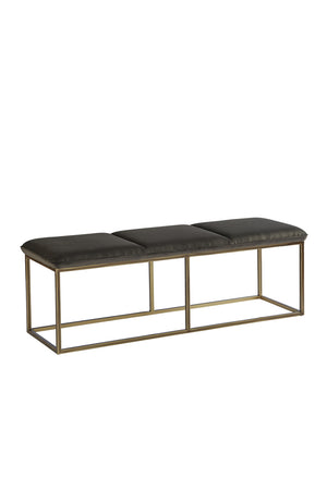   Modern European furniture - Rustic Bronze Frame Bench - www.oroa.com | Oroa.com