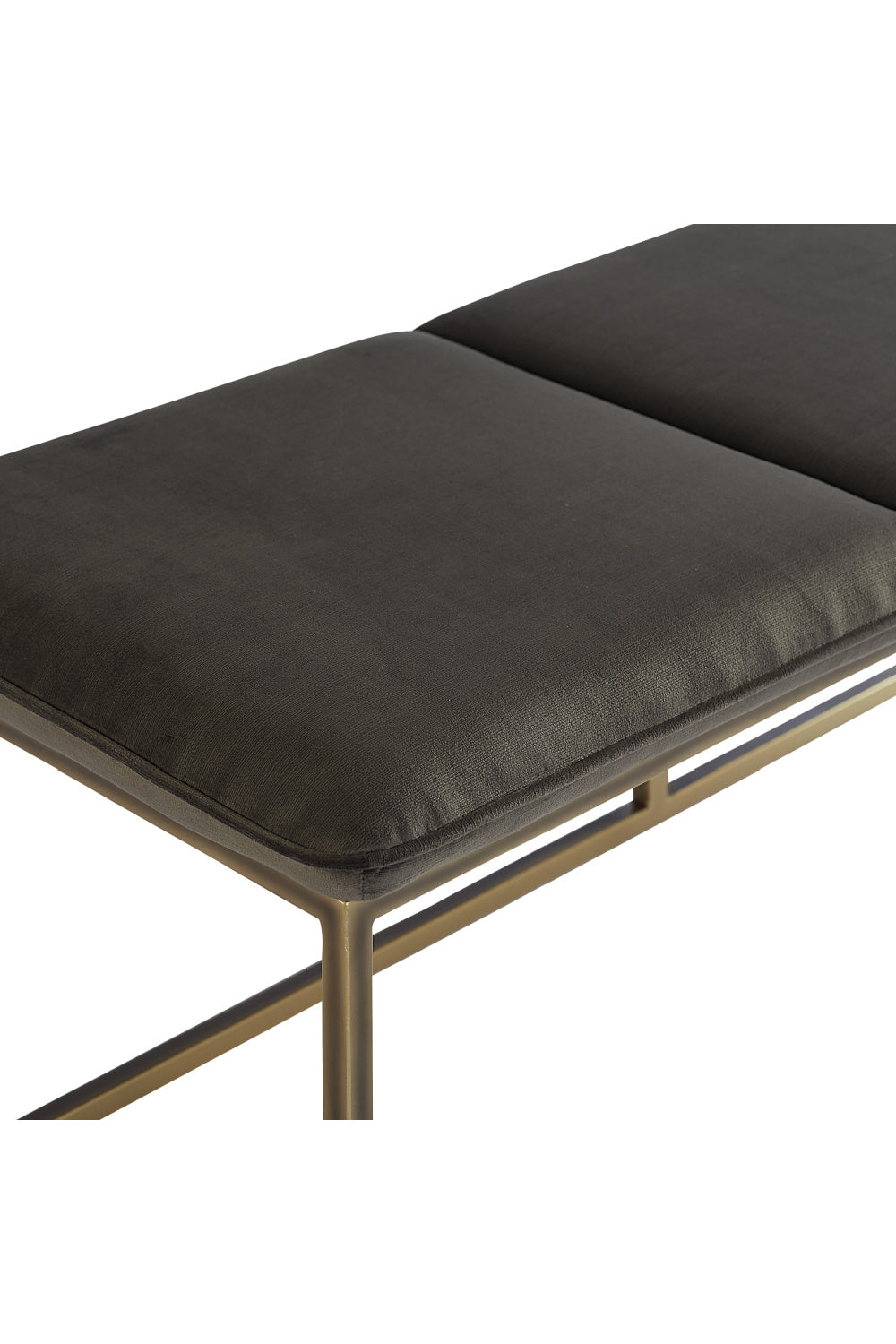   Modern European furniture - Rustic Bronze Frame Bench - www.oroa.com | Oroa.com
