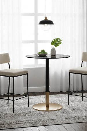   Modern European furniture - Black Marble Bar Table - www.oroa.com | Oroa.com