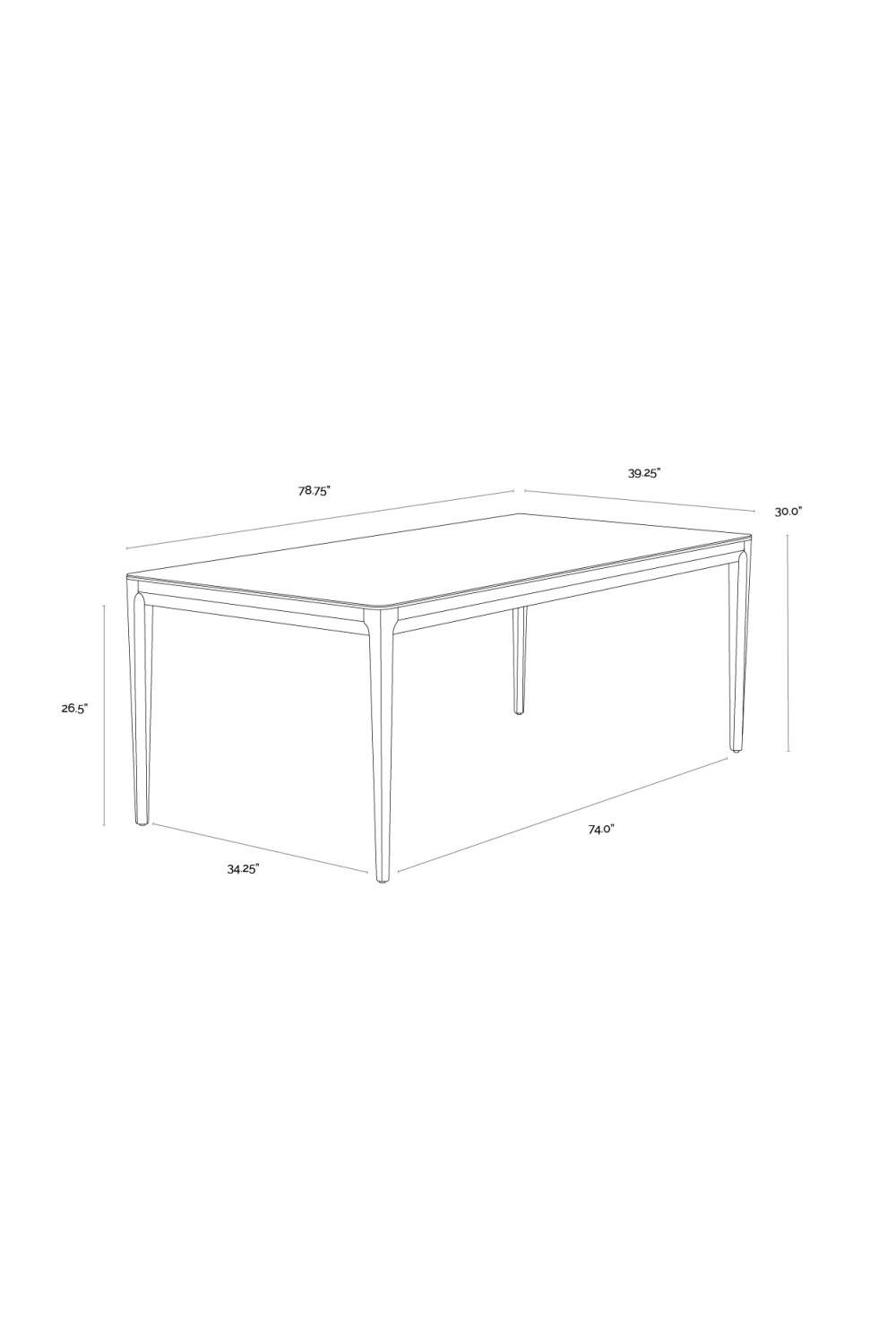   Modern European furniture - White Ceramic Dining Table - www.oroa.com | Oroa.com