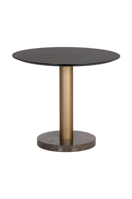   Modern European furniture Round Gray Marble Bistro Table - www.oroa.com | Oroa.com