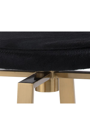   Modern European furniture - Gold-Base Swivel Counter Stool - www.oroa.com | Oroa.com