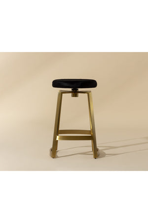   Modern European furniture - Gold-Base Swivel Counter Stool - www.oroa.com | Oroa.com