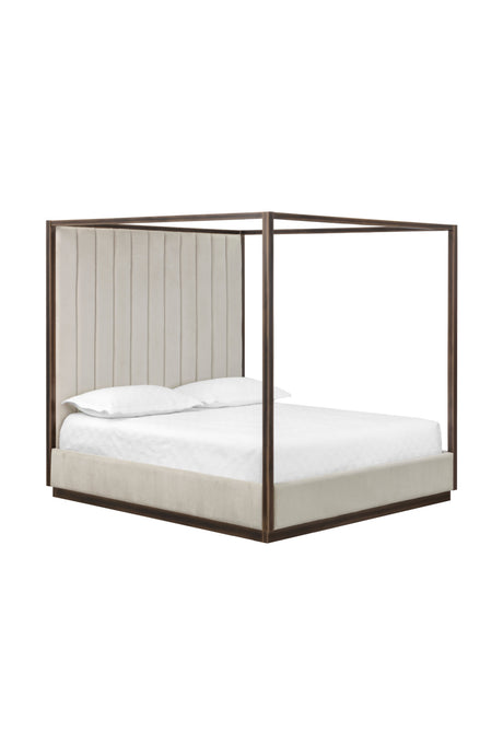   Modern European furniture - Bronze Framed Canopy King Bed - www.oroa.com | Oroa.com
