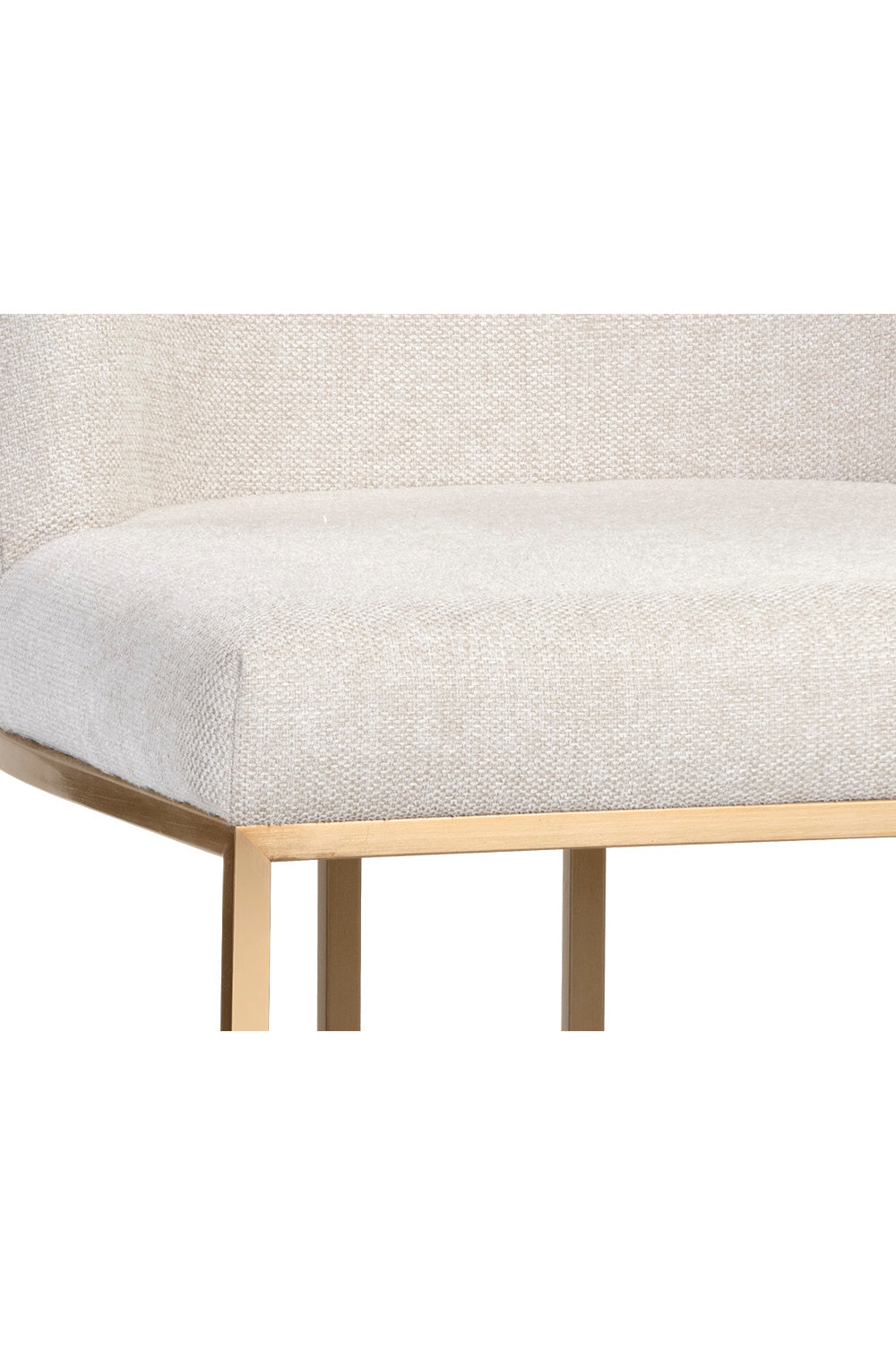   Modern European furniture - Cream Cantilevered Dining Chairs (2) - www.oroa.com | Oroa.com