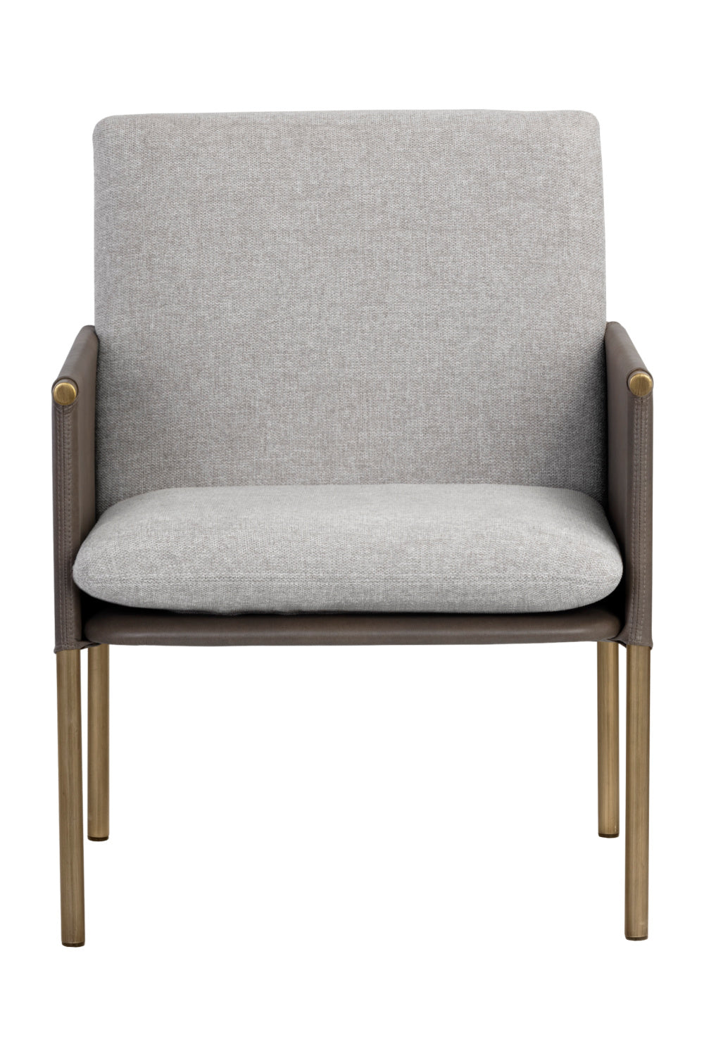   Modern European furniture - Leather Arm Gray Lounge Chair - www.oroa.com | Oroa.com