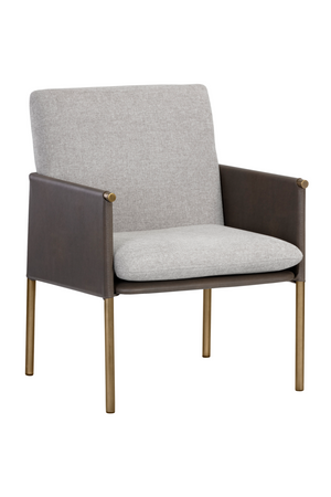   Modern European furniture - Leather Arm Gray Lounge Chair - www.oroa.com | Oroa.com