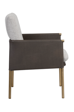   Modern European furniture - Leather Arm Gray Lounge Chair - www.oroa.com | Oroa.com