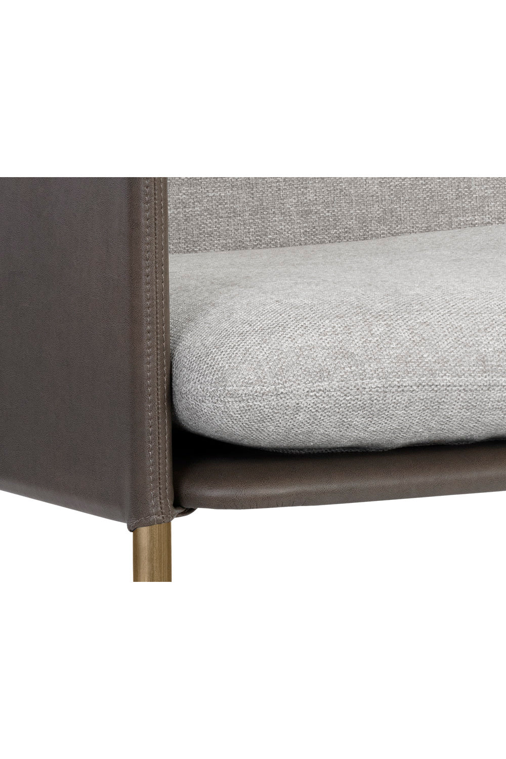   Modern European furniture - Leather Arm Gray Lounge Chair - www.oroa.com | Oroa.com