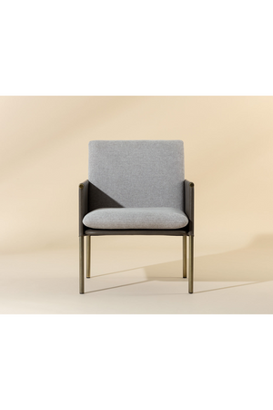   Modern European furniture - Leather Arm Gray Lounge Chair - www.oroa.com | Oroa.com
