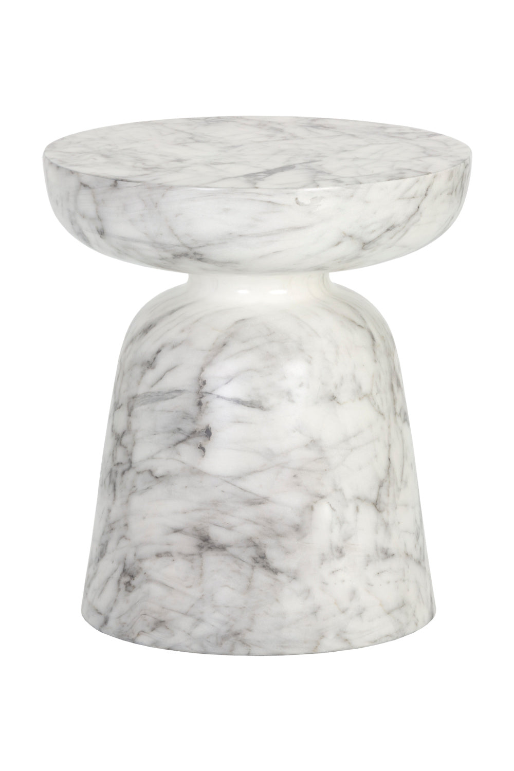   Modern European furniture - Marble-Look Indoor/Outdoor End Table - www.oroa.com | Oroa.com