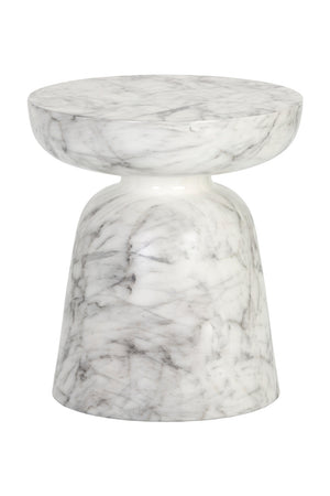   Modern European furniture - Marble-Look Indoor/Outdoor End Table - www.oroa.com | Oroa.com