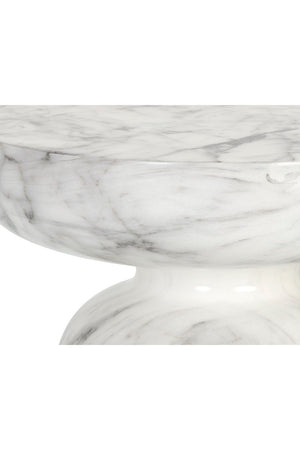   Modern European furniture - Marble-Look Indoor/Outdoor End Table - www.oroa.com | Oroa.com