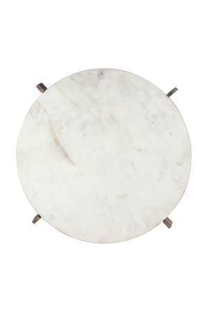   Modern European furniture - Antique Brass Marble End Table - www.oroa.com | Oroa.com