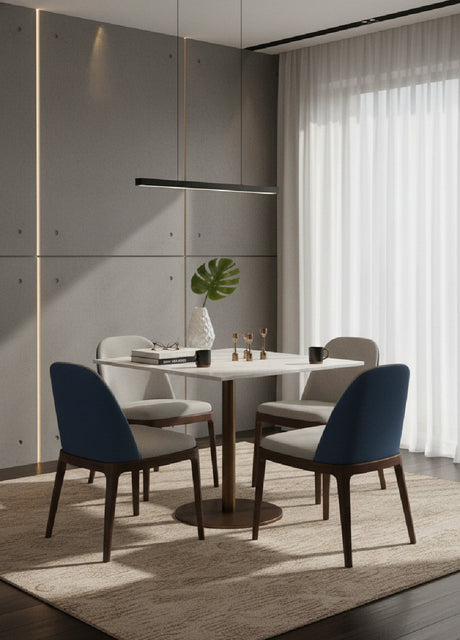   Modern European furniture - Art Deco Marble Square Bistro Table - www.oroa.com | Oroa.com
