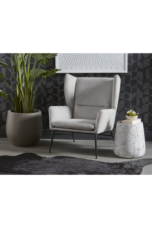   Modern European furniture - Marble Look Indoor/Outdoor Concrete End Table - www.oroa.com | Oroa.com