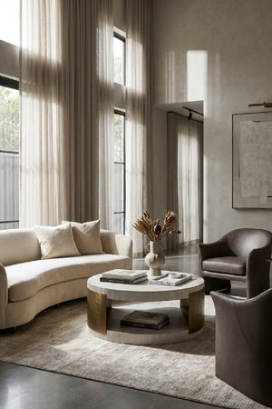   Modern European furniture - White Ridged Indoor/Outdoor Coffee Table  - www.oroa.com | Oroa.com