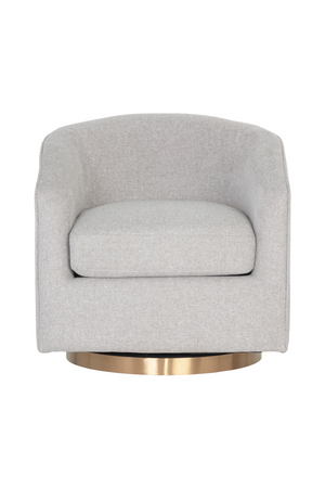  Modern European furniture - Curved Swivel Lounge Chair - www.oroa.com | Oroa.com