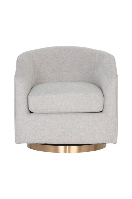   Modern European furniture - Curved Swivel Lounge Chair - www.oroa.com | Oroa.com