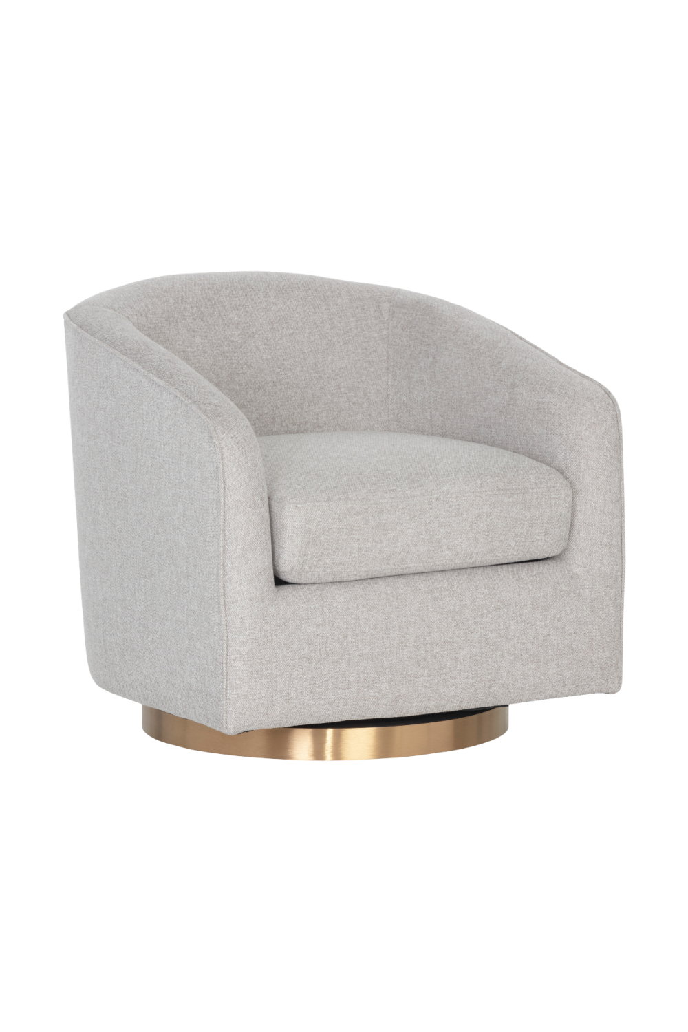   Modern European furniture - Curved Swivel Lounge Chair - www.oroa.com | Oroa.com