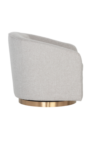   Modern European furniture - Curved Swivel Lounge Chair - www.oroa.com | Oroa.com