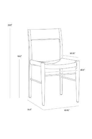   Modern European furniture - Natural Rope Seat Dining Chairs (2) - www.oroa.com | Oroa.com
