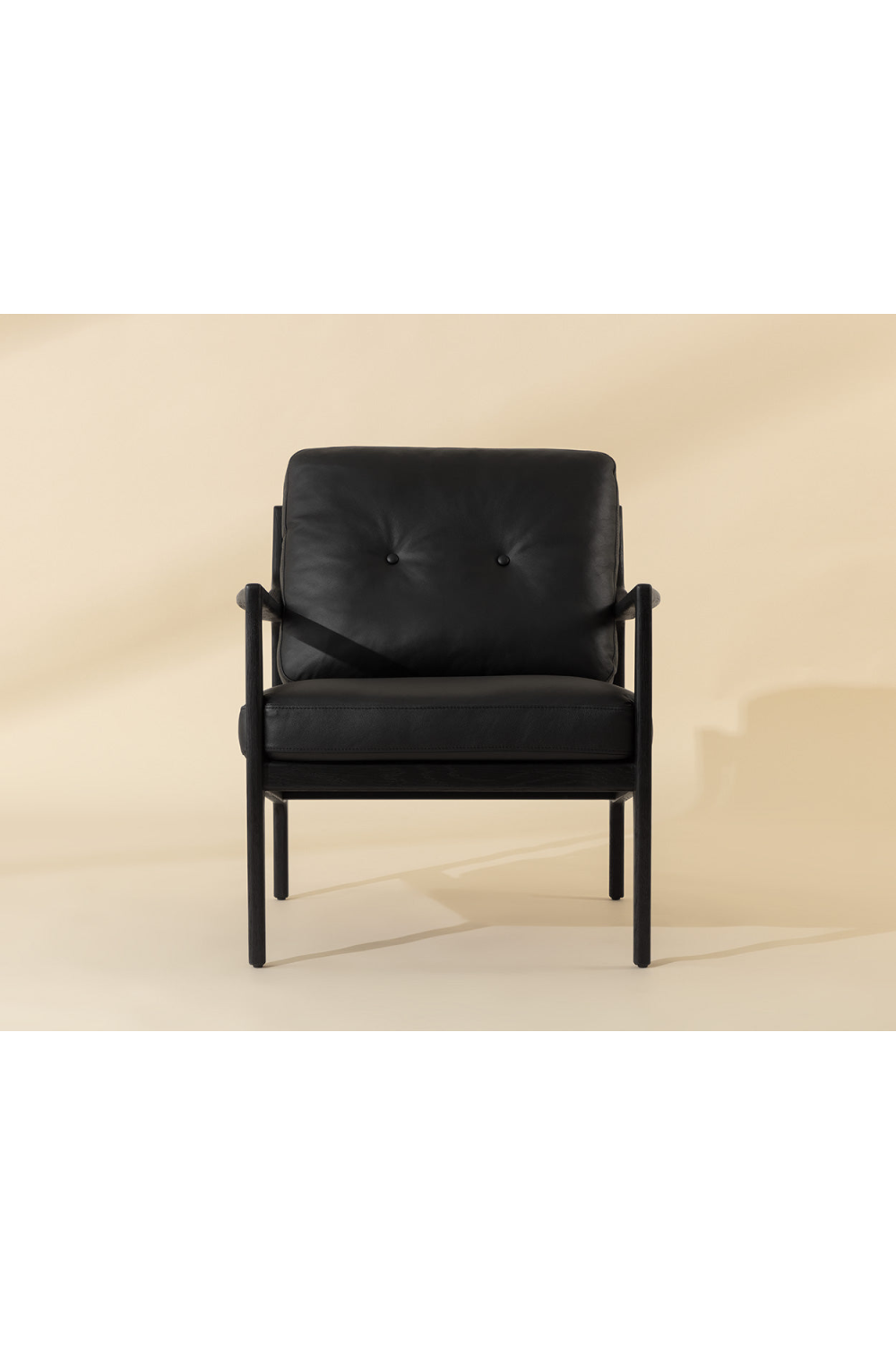   Modern European furniture - Button-Tufted Leather Lounge Chair - www.oroa.com | Oroa.com