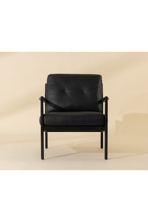   Modern European furniture - Button-Tufted Leather Lounge Chair - www.oroa.com | Oroa.com