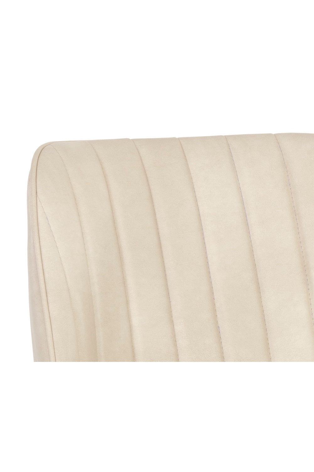   Modern European furniture - Channeled Leather Look Dining Chairs (2) - www.oroa.com | Oroa.com