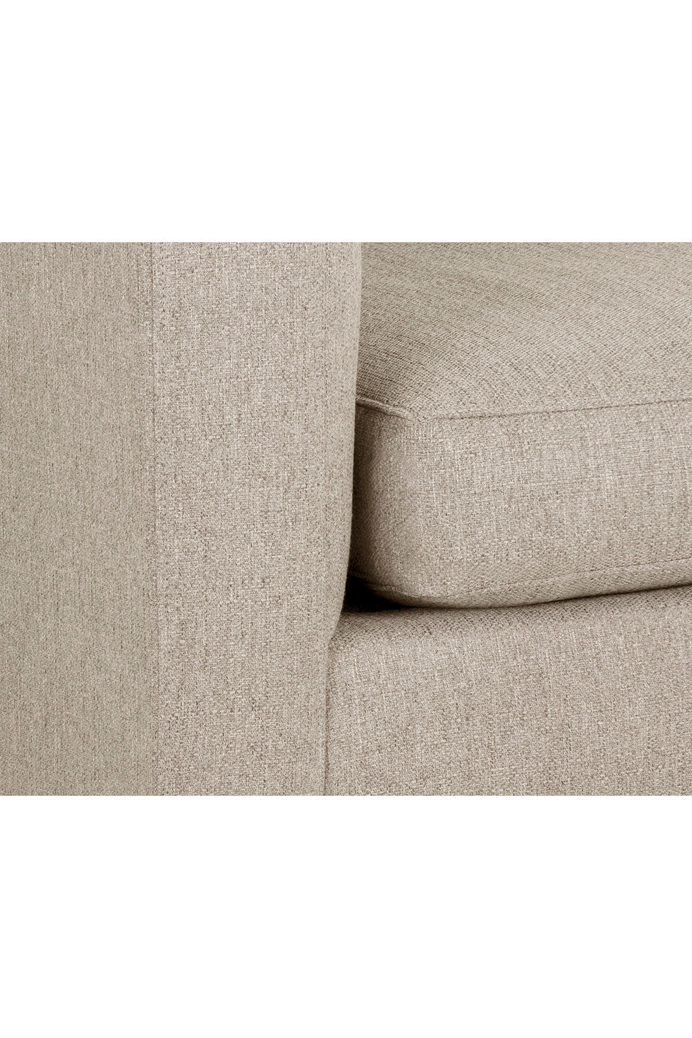   Modern European furniture - Fabric Sofa with Reversible Cushions - www.oroa.com | Oroa.com