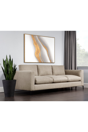   Modern European furniture - Fabric Sofa with Reversible Cushions - www.oroa.com | Oroa.com