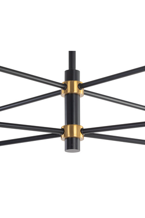   Modern European furniture - Black Tubes 16-Light Chandelier - www.oroa.com | Oroa.com