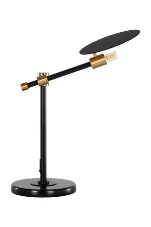   Modern European furniture - Black Disc Table Lamp - www.oroa.com | Oroa.com