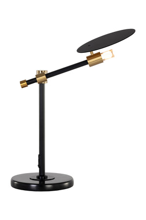   Modern European furniture - Black Disc Table Lamp - www.oroa.com | Oroa.com