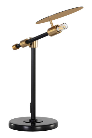   Modern European furniture - Black Disc Table Lamp - www.oroa.com | Oroa.com
