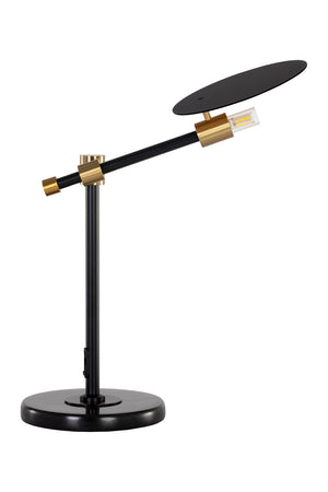   Modern European furniture - Black Disc Table Lamp - www.oroa.com | Oroa.com