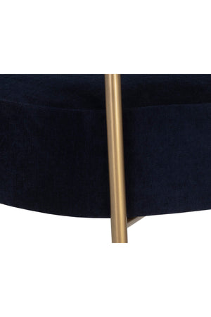   Modern European furniture - Antique Brass Legs Lounge Chair - www.oroa.com | Oroa.com