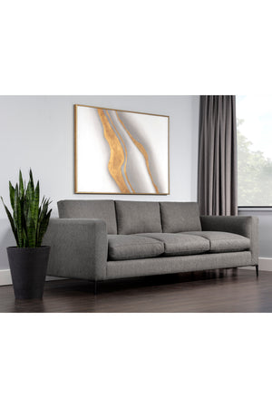   Modern European furniture - Fabric Sofa with Reversible Cushions - www.oroa.com | Oroa.com