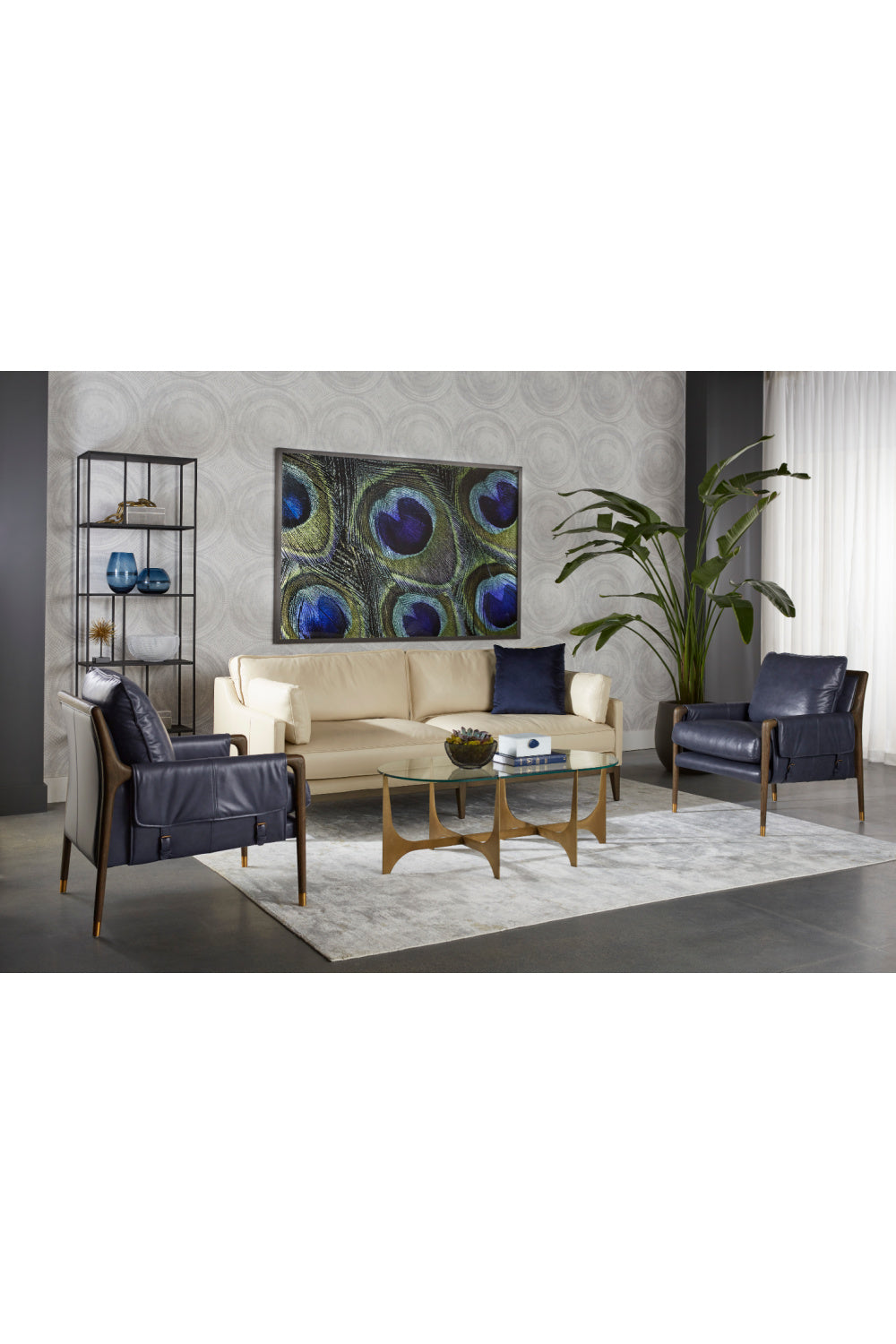   Modern European furniture - Oval Clear Glass Coffee Table - www.oroa.com | Oroa.com