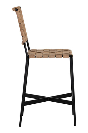   Modern European furniture - Weaved Suede Leather Counter Stool - www.oroa.com | Oroa.com