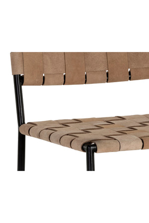   Modern European furniture - Weaved Suede Leather Counter Stool - www.oroa.com | Oroa.com