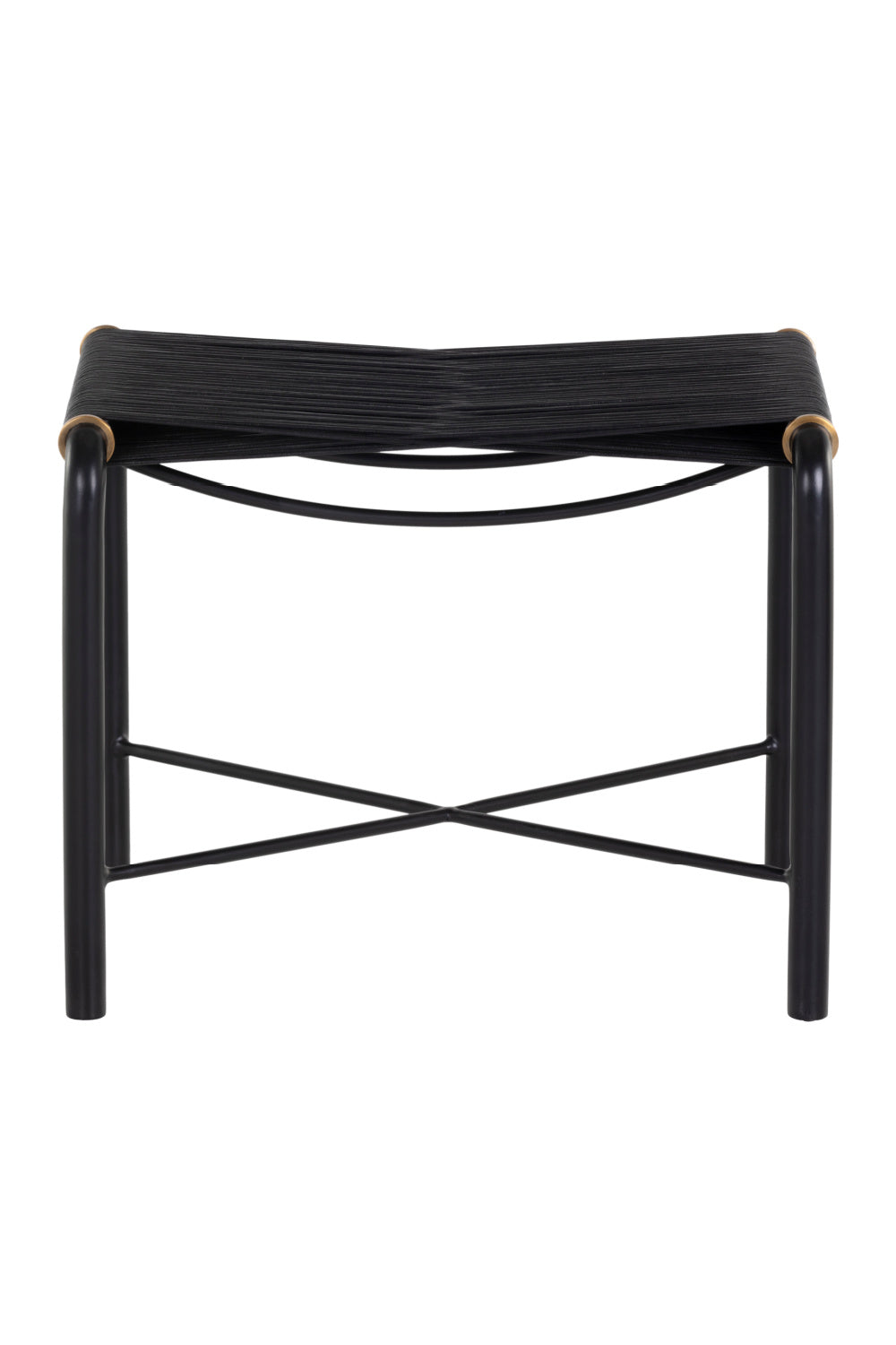   Modern European furniture - Black Leather Cord Stool - www.oroa.com | Oroa.com
