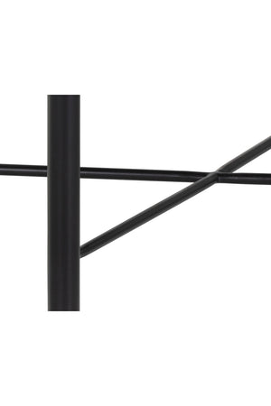   Modern European furniture - Black Leather Cord Stool - www.oroa.com | Oroa.com