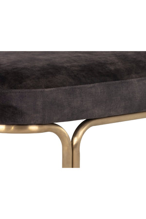   Modern European furniture - Oval Upholstered Bench - www.oroa.com | Oroa.com