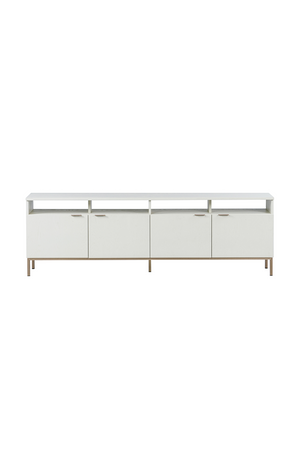   Modern European furniture - Cream Oak 4-Door Modular Cabinet - www.oroa.com | Oroa.com