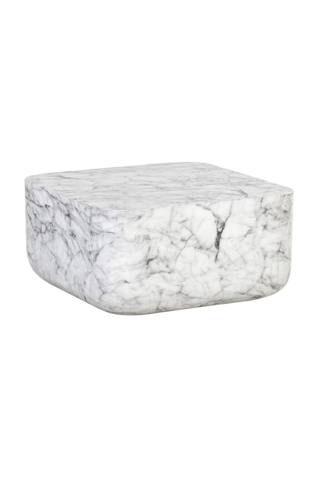   Modern European furniture - Square Marble-Inspired Coffee Table - www.oroa.com | Oroa.com