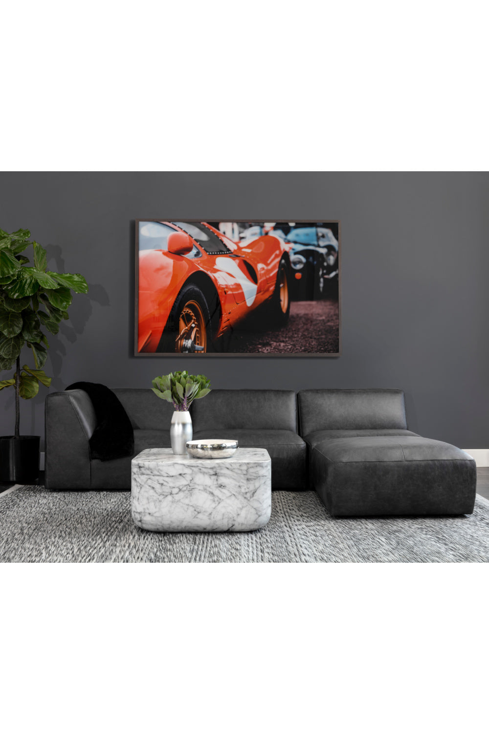   Modern European furniture - Square Marble-Inspired Coffee Table - www.oroa.com | Oroa.com
